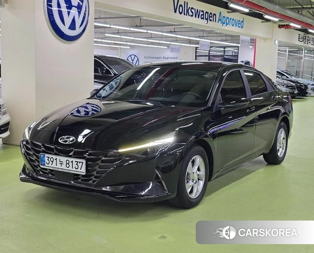Hyundai Avante (CN7) 2022 Черный из Кореи