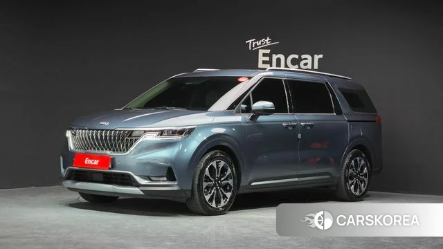 Kia Carnival 4th generation 2020 Небесно-голубой из Кореи