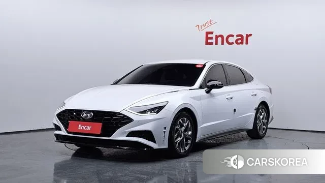 Hyundai Sonata (DN8) 2021 Белый из Кореи