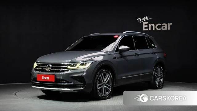 Volkswagen Tiguan second Generation 2021 Серый из Кореи