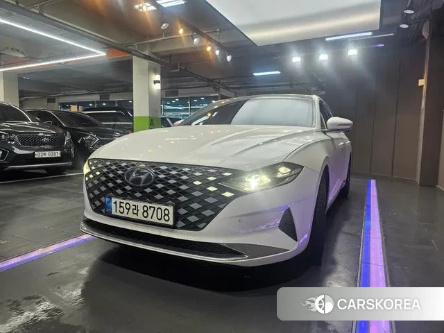 Hyundai The New Grandeur IG Hybrid 2021 Белый из Кореи