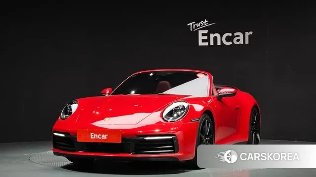 Porsche 911(992) 2021 Красный из Кореи