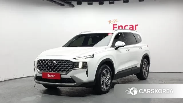 Hyundai The New Santa Fe 2023 Белый из Кореи
