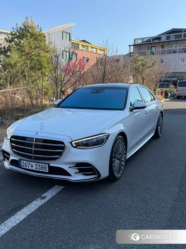 Mercedes-Benz S-Class W223 2024 Белый из Кореи