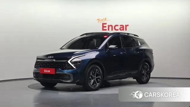 Kia Sportage 5th Generation Hybrid 2021 Синий из Кореи