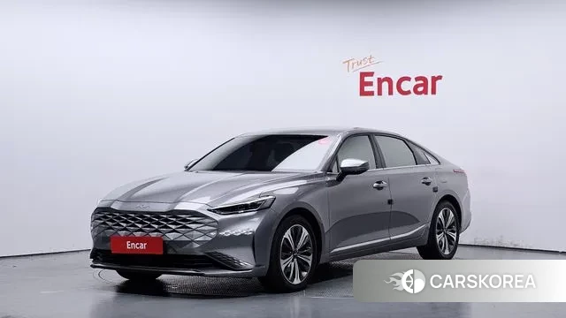 Kia K8 Hybrid 2022 Серебристо-серый из Кореи