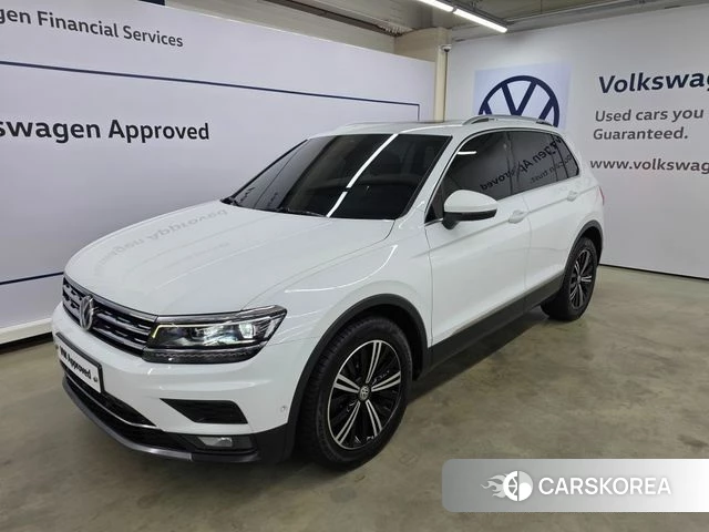 Volkswagen Tiguan second Generation 2020 Белый из Кореи
