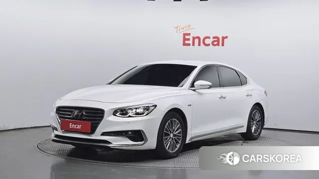 Hyundai Grandeur IG Hybrid 2018 Белый из Кореи