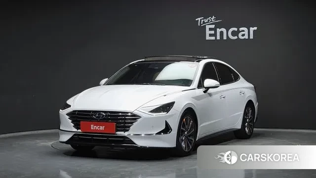 Hyundai Sonata (DN8) 2021 Белый из Кореи