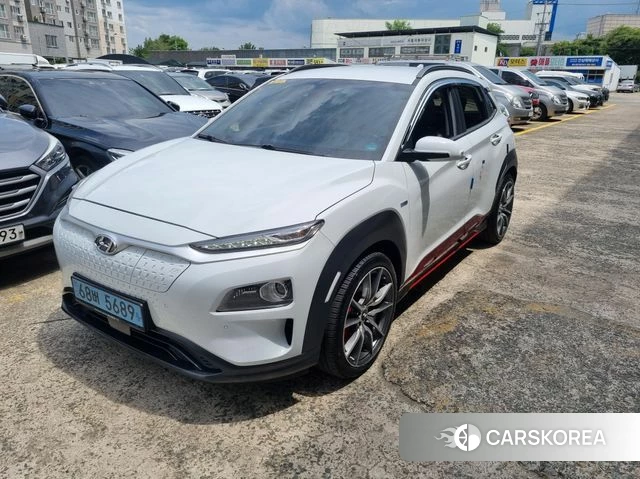 Hyundai Kona Electric 2019 Белый из Кореи