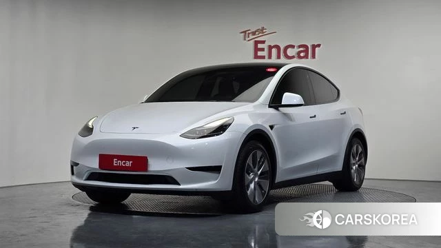 Tesla Model Y 2023 Белый из Кореи