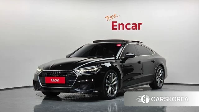 Audi A7 (4K) 2020 Черный из Кореи