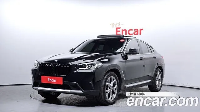 BMW X4 (G02) 2023 Черный из Кореи