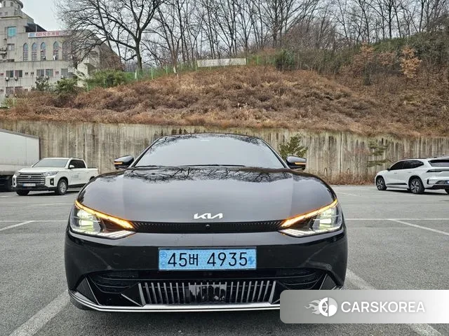 Kia EV6 2022 Черный из Кореи