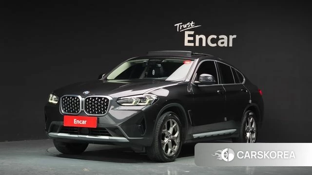 BMW X4 (G02) 2022 Серый из Кореи