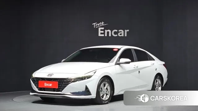 Hyundai Avante (CN7) 2020 Белый из Кореи