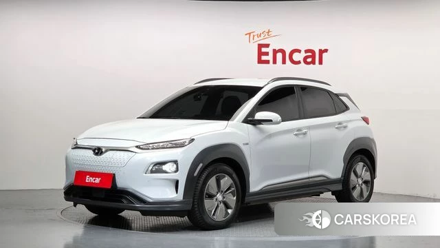 Hyundai Kona Electric 2018 Белый из Кореи