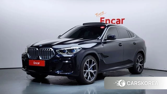 BMW X6 (G06) 2022 Черный из Кореи