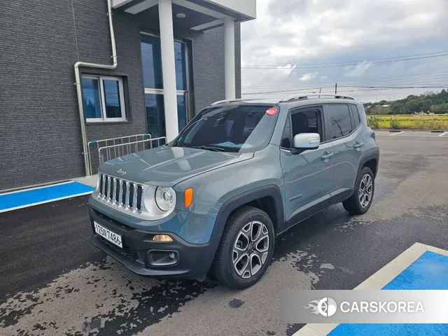 Jeep Renegade 2018 Небесно-голубой из Кореи