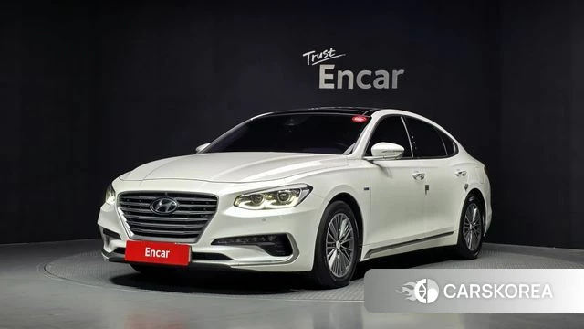 Hyundai Grandeur IG Hybrid 2018 Белый из Кореи