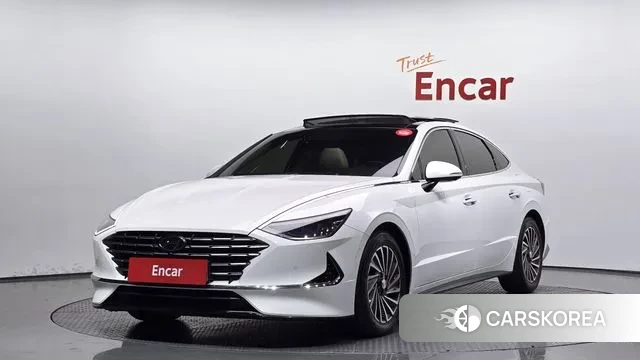 Hyundai Sonata Hybrid (DN8) 2021 Белый из Кореи