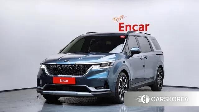 Kia Carnival 4th generation 2021 Небесно-голубой из Кореи