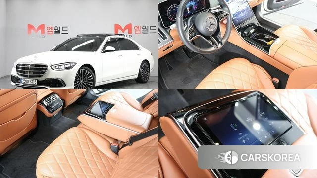 Mercedes-Benz S-Class W223 2023 Белый из Кореи