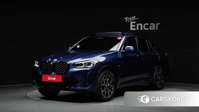 BMW X4 (G02) 2023 Синий из Кореи