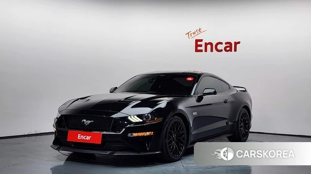 Ford Mustang 2022 Черный из Кореи