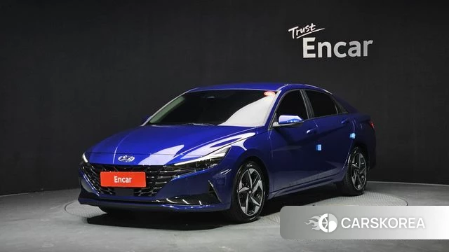 Hyundai Avante (CN7) 2020 Синий из Кореи