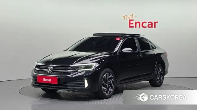 Volkswagen 7th Generation of Jetta 2023 Черный из Кореи