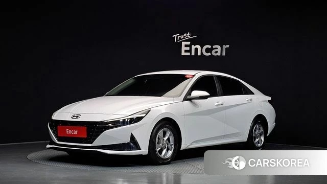 Hyundai Avante (CN7) 2021 Белый из Кореи