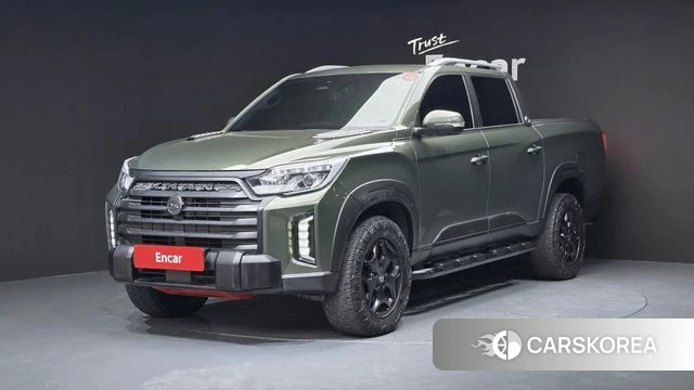 Ssangyong The New Rexton Sports Cannes 2022 Темно-зеленый из Кореи