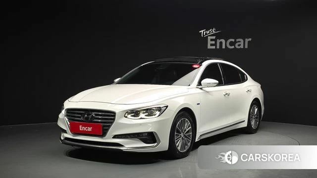 Hyundai Grandeur IG Hybrid 2019 Белый из Кореи