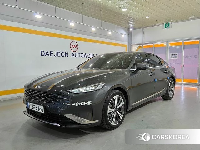 Kia K8 Hybrid 2022 Серый из Кореи