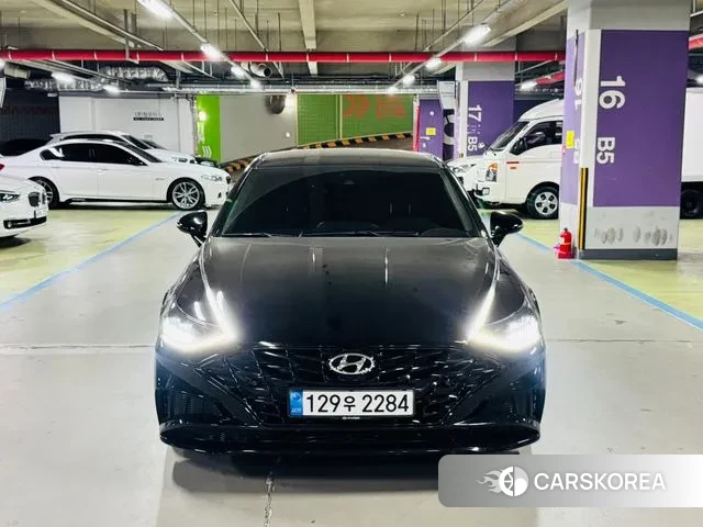 Hyundai Sonata (DN8) 2022 Черный из Кореи