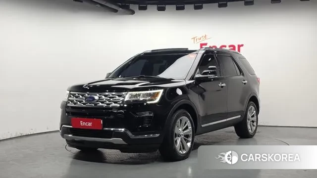 Ford Explorer 2018 Черный из Кореи