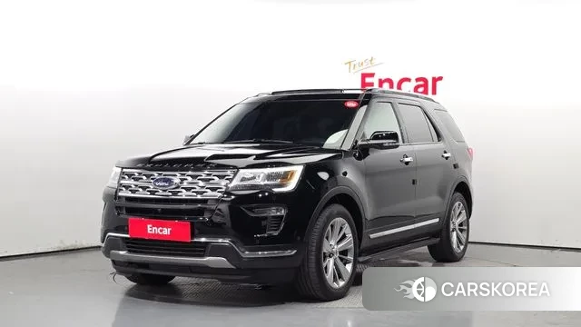 Ford Explorer 2018 Черный из Кореи