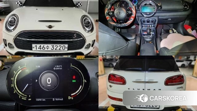 Mini Cooper S Clubman 2020 Белый из Кореи