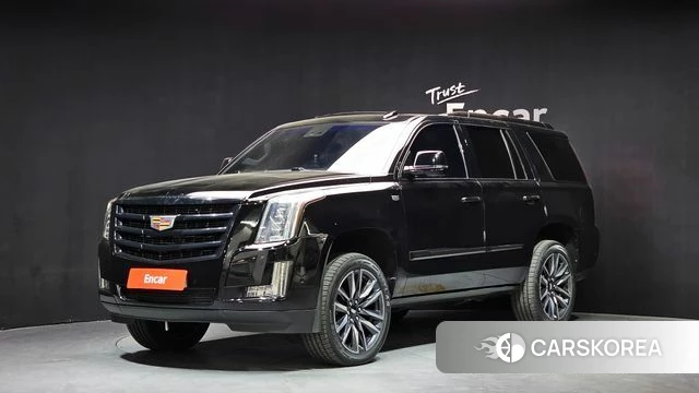 Cadillac Escalade 2018 Черный из Кореи