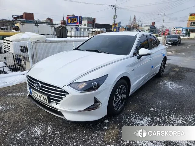 Hyundai Sonata Hybrid (DN8) 2019 Белый из Кореи