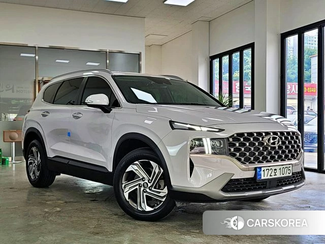 Hyundai The New Santa Fe 2022 Белый из Кореи