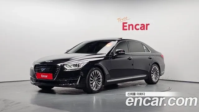 Genesis EQ900 2018 Черный из Кореи