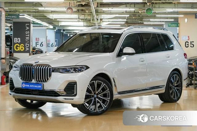 BMW X7 (G07) 2019 Белый из Кореи