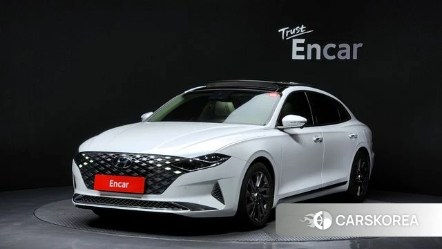 Hyundai The New Grandeur IG Hybrid 2020 Белый из Кореи