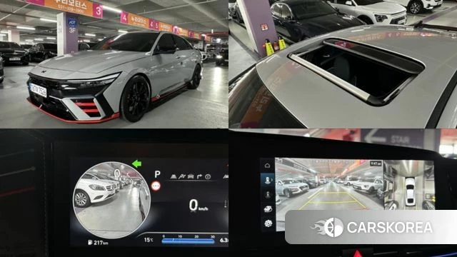 Hyundai The New Avante (CN7) 2024 Серебристо-серый из Кореи