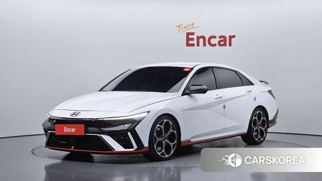 Hyundai The New Avante (CN7) 2025 Белый из Кореи