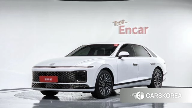 Hyundai Grandeur Hybrid (GN7) 2024 Белый из Кореи