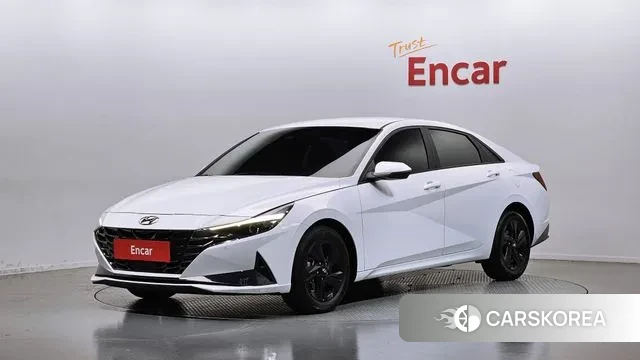 Hyundai Avante (CN7) 2022 Белый из Кореи