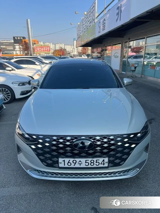Hyundai The New Grandeur IG Hybrid 2020 Серебристо-серый из Кореи